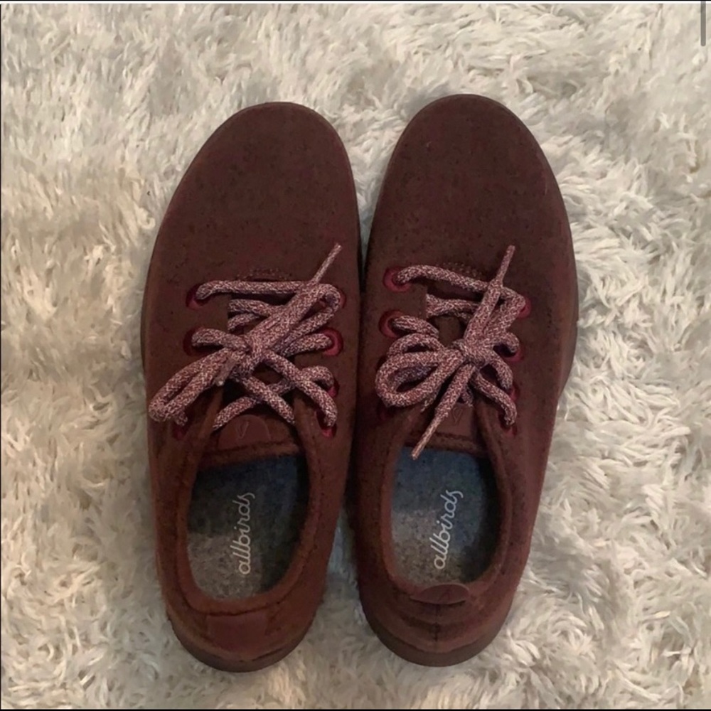 Maroon Allbirds Size 7